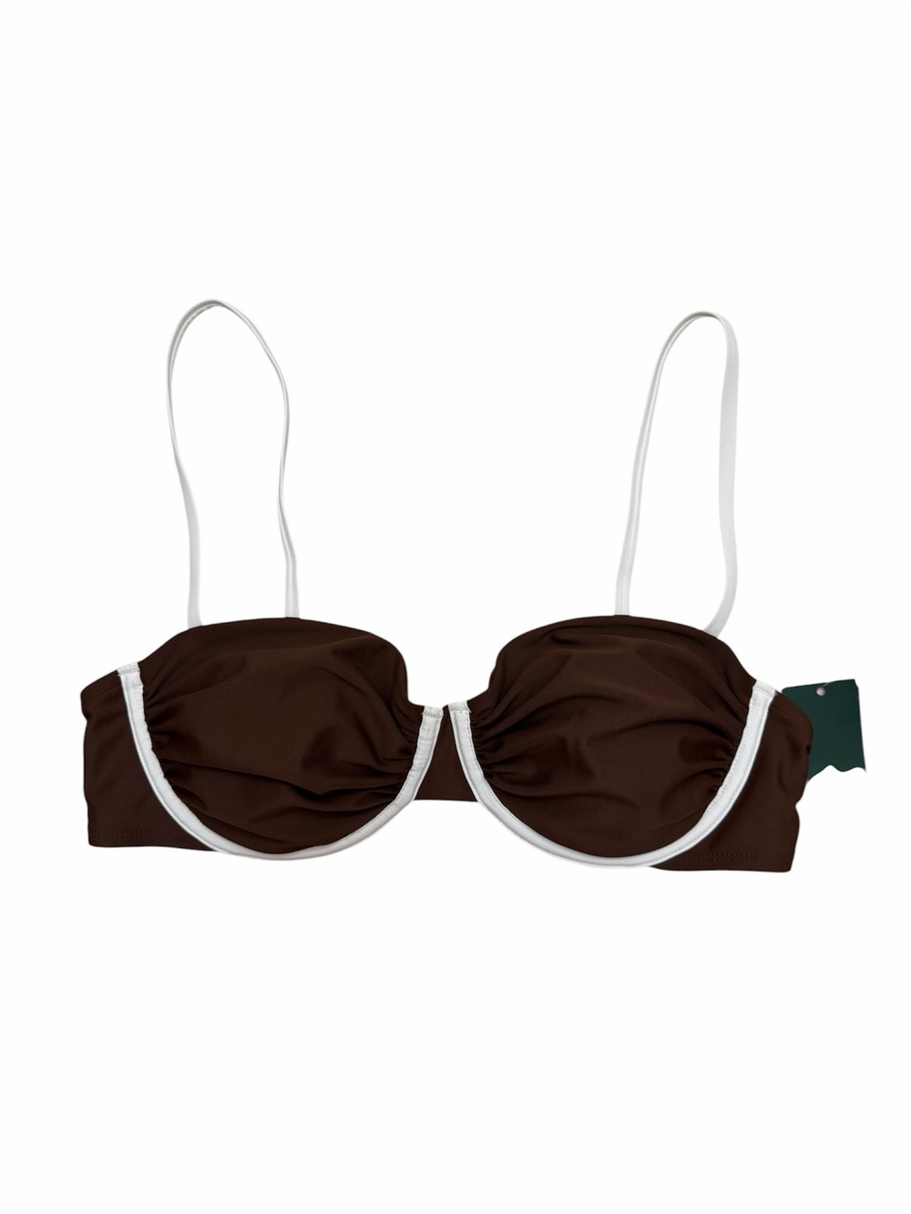 Wild Fable Brown Underwire Bikini Top Size Medium NWT